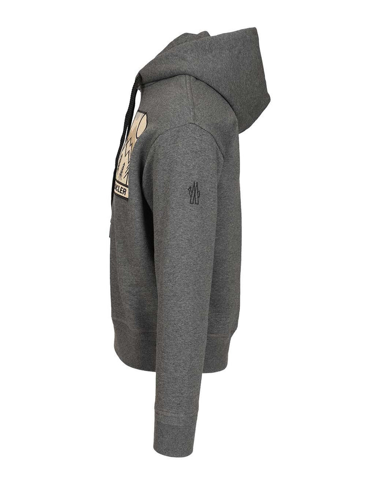 Moncler Grenoble Hoodie Sweatshirts - Grey | 629e16d9948f123971f7a74be1235aa66860a309