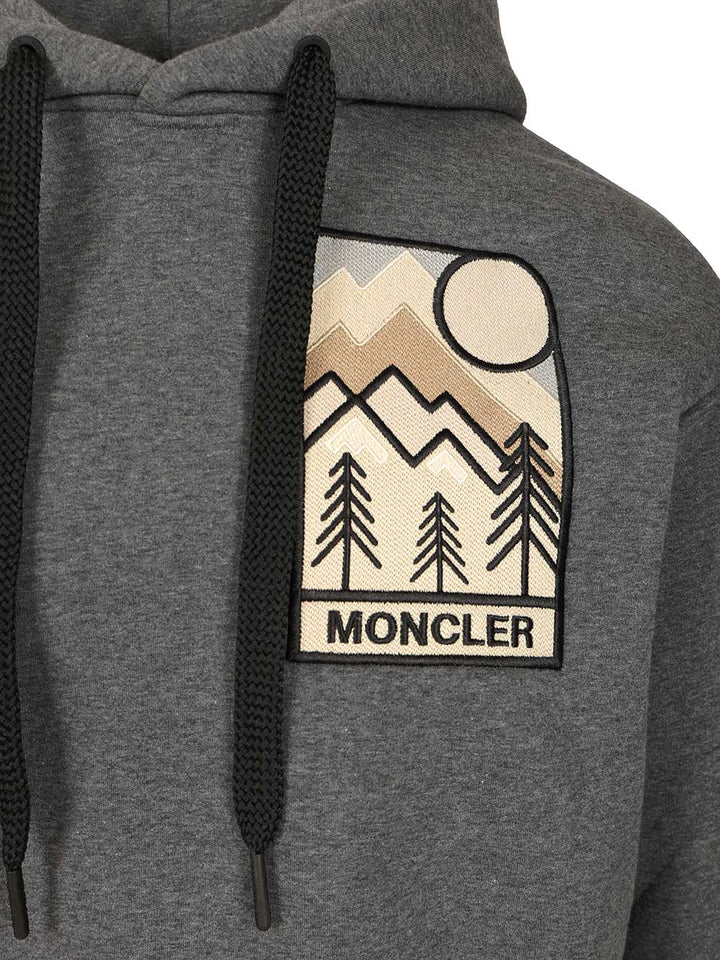 Moncler Grenoble Hoodie Sweatshirts - Grey | b77655a68e76096d6e16ea0605740795c0809140