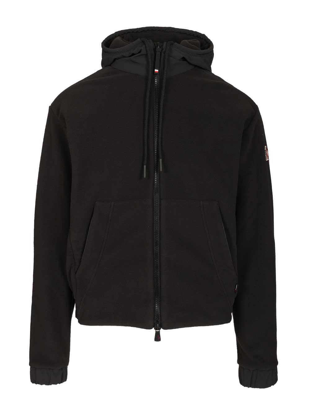 Moncler Grenoble Polartec® Full-Zip Hoodie Sweatshirts - Black | a633761337c44d00fe61d7843389b766bdb0fd79