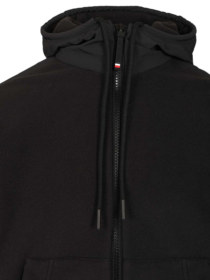Moncler Grenoble Polartec® Full-Zip Hoodie Sweatshirts - Black | e28c273d3dc971ab77ff100c321f01cbf1f1315e