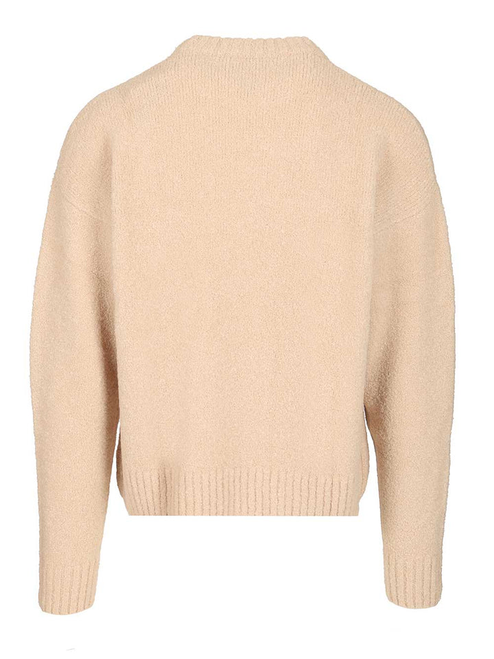 Amish Maglione In Misto Lana Bouclé Knitwear - Beige | c8309c3d1b841ce1ce4ef0e7a1096cf9692a2d1e