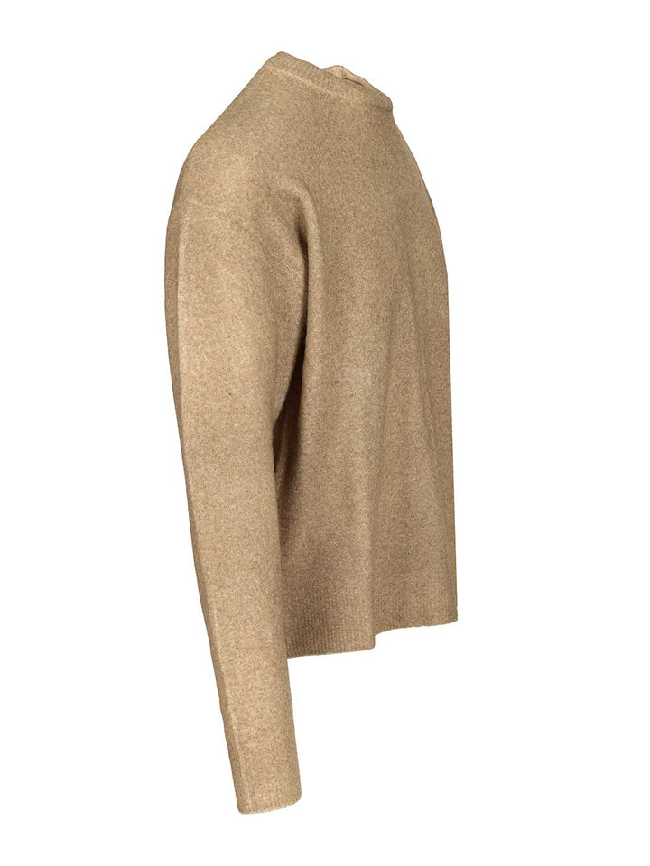 Amish Crew Neck Sweater Knitwear - Green | 69e607d463ecc0595a602fa645a37a4ae835a3eb