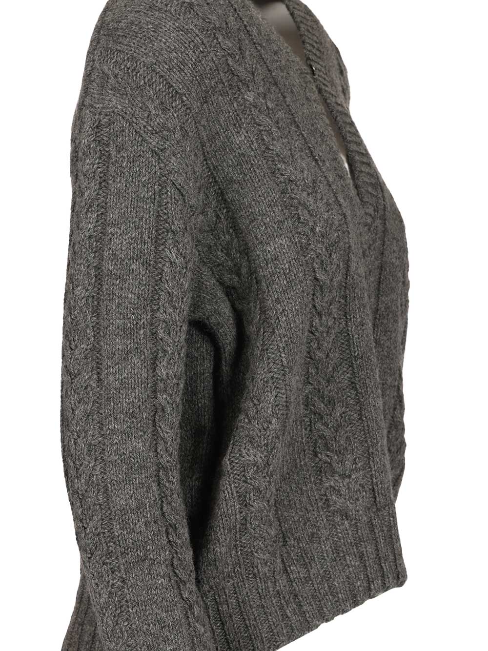Loewe Mouliné Wool Sweater Knitwear - Grey | 6c7d7e170e0856b5c28209bf58df64db84b7e03f