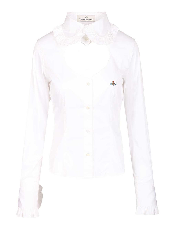 Vivienne Westwood Toulouse Frill Shirt Shirts - White | a80a9d3f54a4be7640e43db1ea68d20f71a22cf8