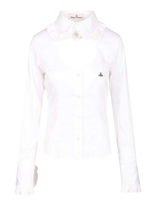 Toulouse Frill Shirt Shirts White