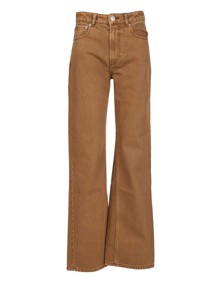 Ami Loose-Fitting Jeans Trousers - Brown | 179b0670068791bdb23854fe3132884ba504d4de
