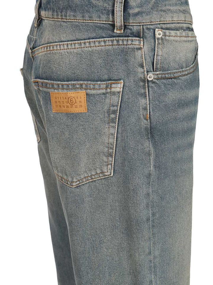 Mm6 Maison Margiela Five-Pocket Jeans - Light blue | 11c61dd897b9ed48ff322f9d6ce00bc2a3789a67