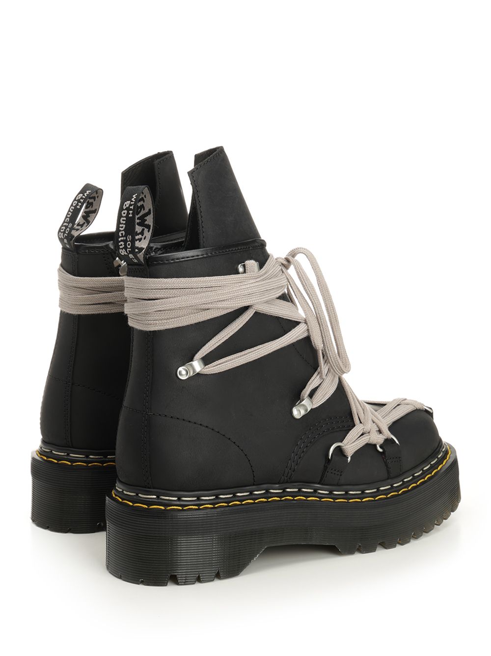 Dr. Martens X Rick Owens 1460 Megalace Boots - Black | f41ee41e058fb78b2ca39106b0d29277aa328d2c