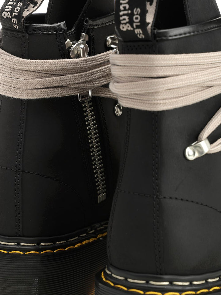 Dr. Martens X Rick Owens 1460 Megalace Boots - Black | 50a59bb79c9c49b108b7341fdbf50c6078888012