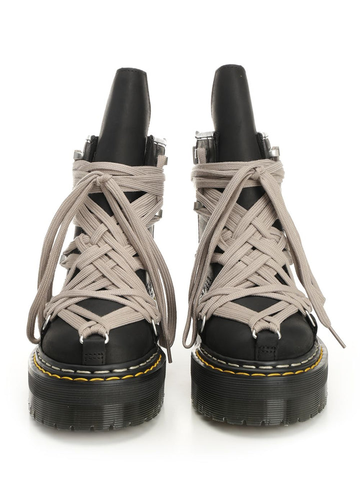 Dr. Martens X Rick Owens 1460 Megalace Boots - Black | 5f2874ea6a13000093e7df3f0f209b75b632e54d