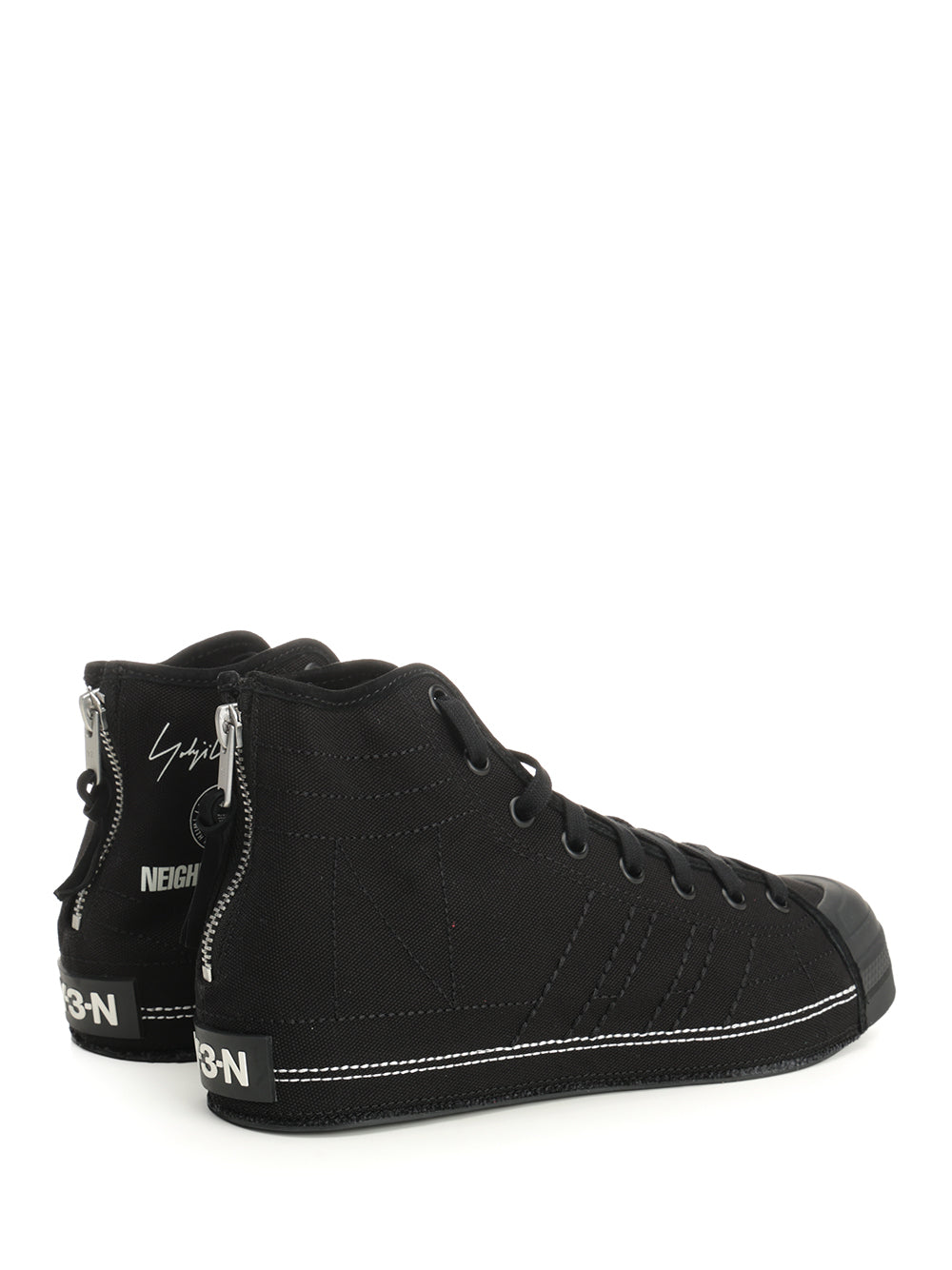 Adidas Y-3 Y-3-N Nizza Hi Sneakers - Black | 83a1276a4606f0b5899d173096267f31d5b77801
