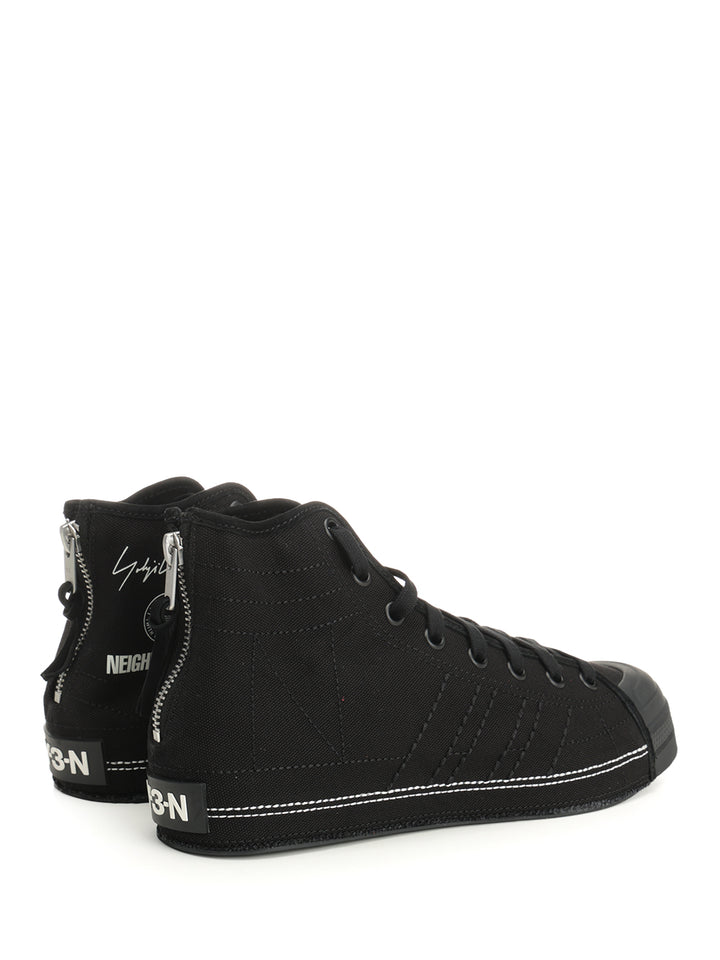 Adidas Y-3 Y-3-N Nizza Hi Sneakers - Black | 83a1276a4606f0b5899d173096267f31d5b77801