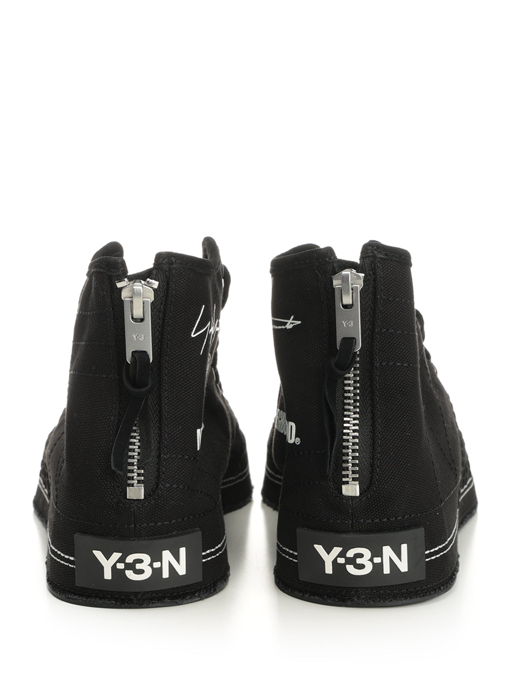Adidas Y-3 Y-3-N Nizza Hi Sneakers - Black | dde55b4a37a3e367ef3a42330221ec224a219e36