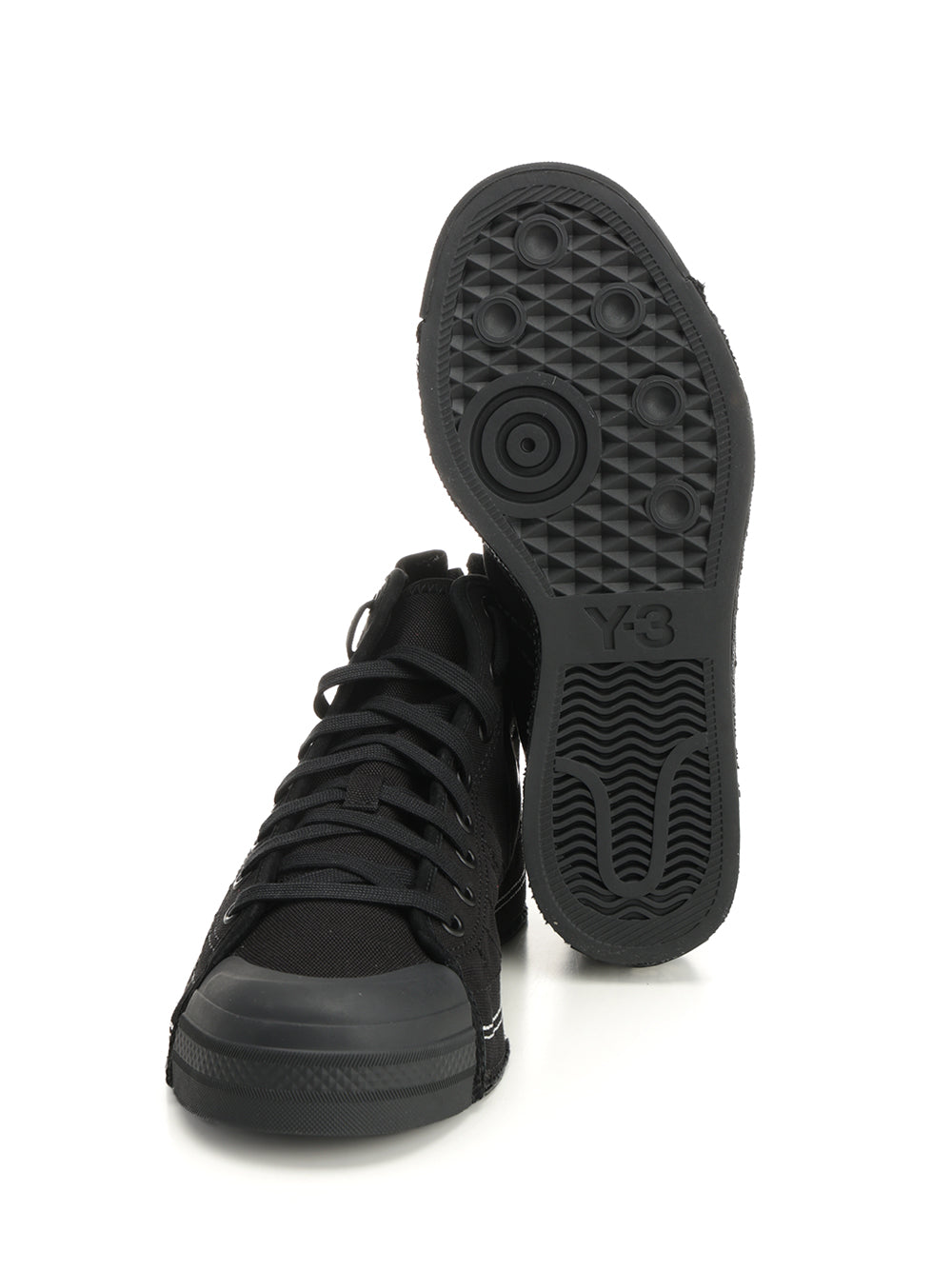 Adidas Y-3 Y-3-N Nizza Hi Sneakers - Black | ccb359772f472f37b6c30f783cbd45d2ba355811