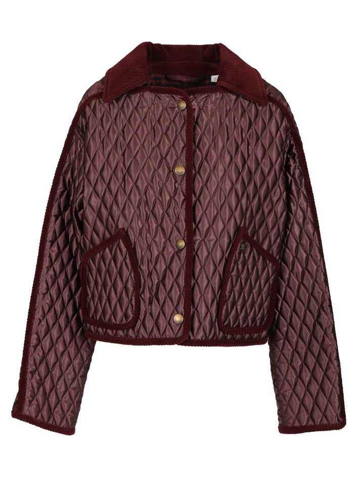 Burberry Floriston Jackets - Bordeaux | 9ee8b81c999e5467837c733762f91be4c4a1d697