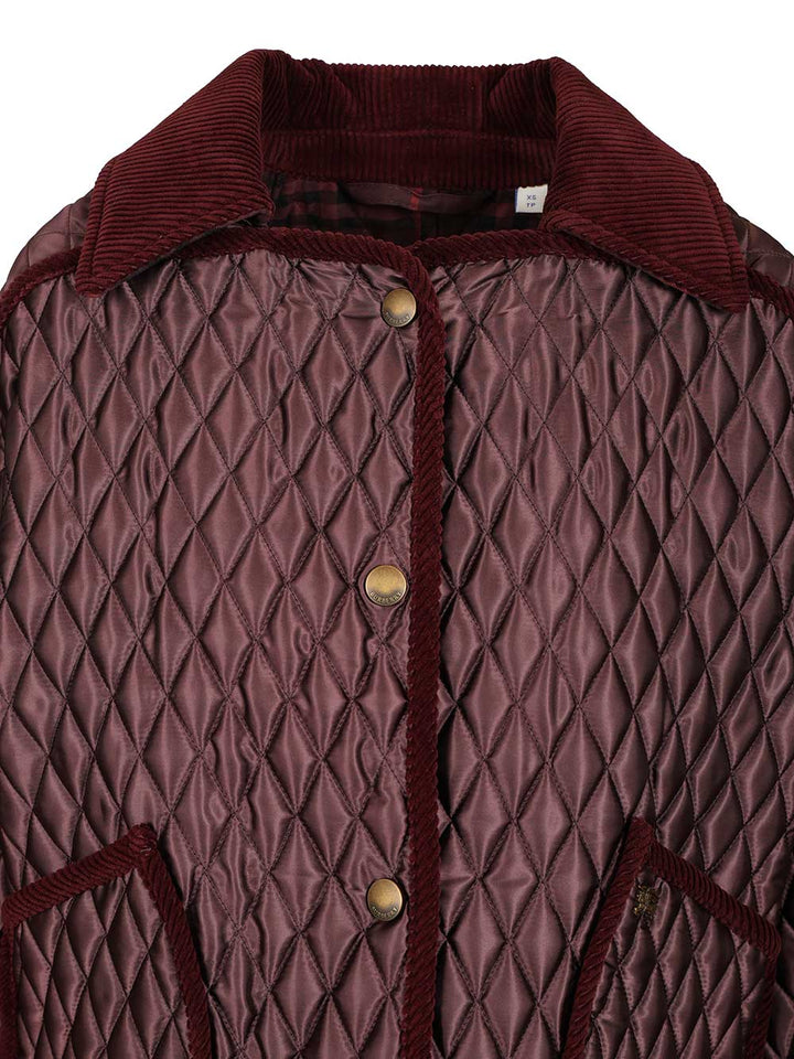 Burberry Floriston Jackets - Bordeaux | 083572e179111b66e8a0f1fe2a7f765a5a484229