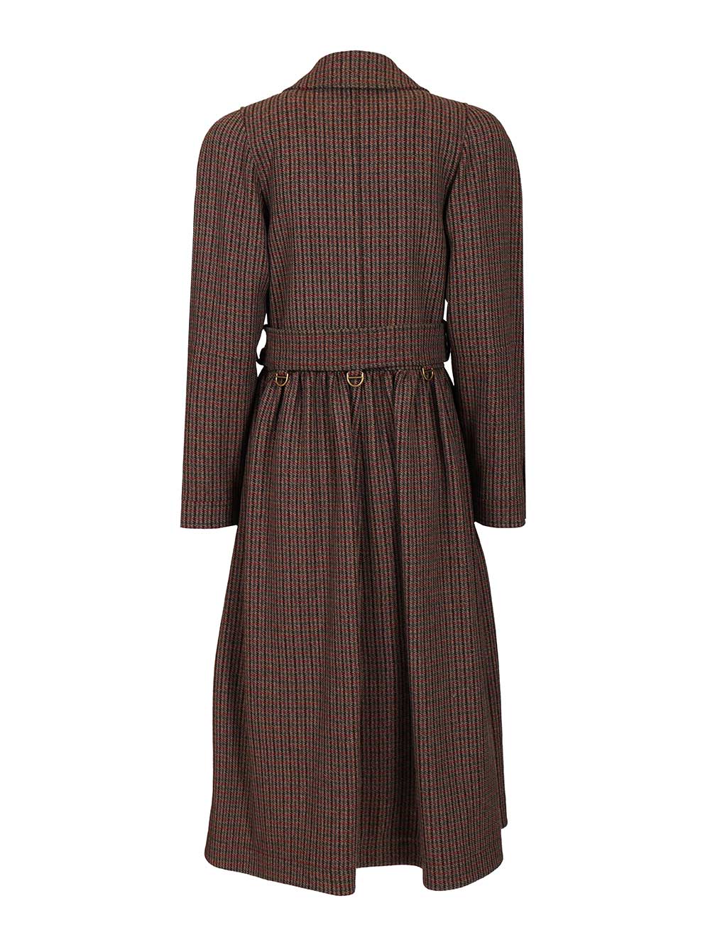 Chloe' Double-Breasted Coat Coats - Grey | 4c131c97b769a6a7c21c087b4b0fb0a24e91ba1c