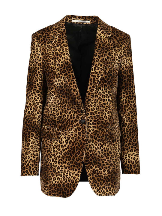 Single-Breasted Blazer Jackets Animalier