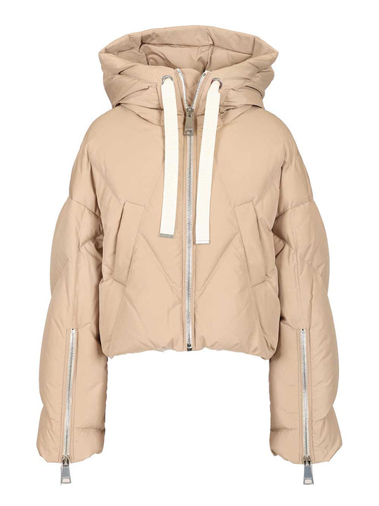 Crop Iconic Milano Coats Beige