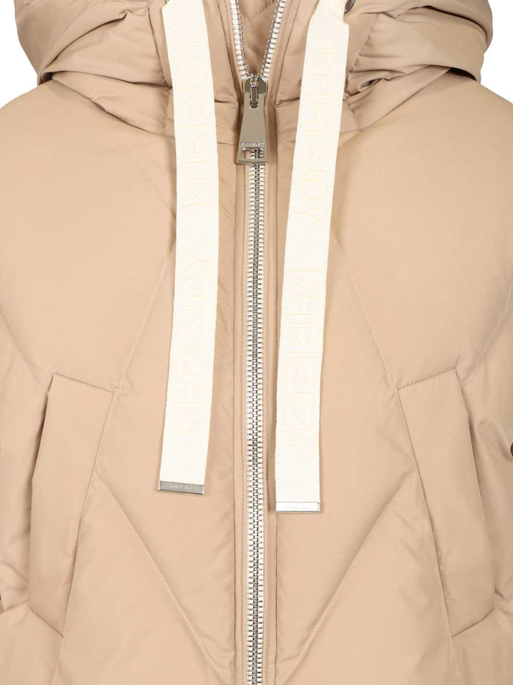 Khrisjoy Crop Iconic Milano Coats - Beige | 8250fb0d13477d60822bbe7d2ecf0a13ade2cb5e