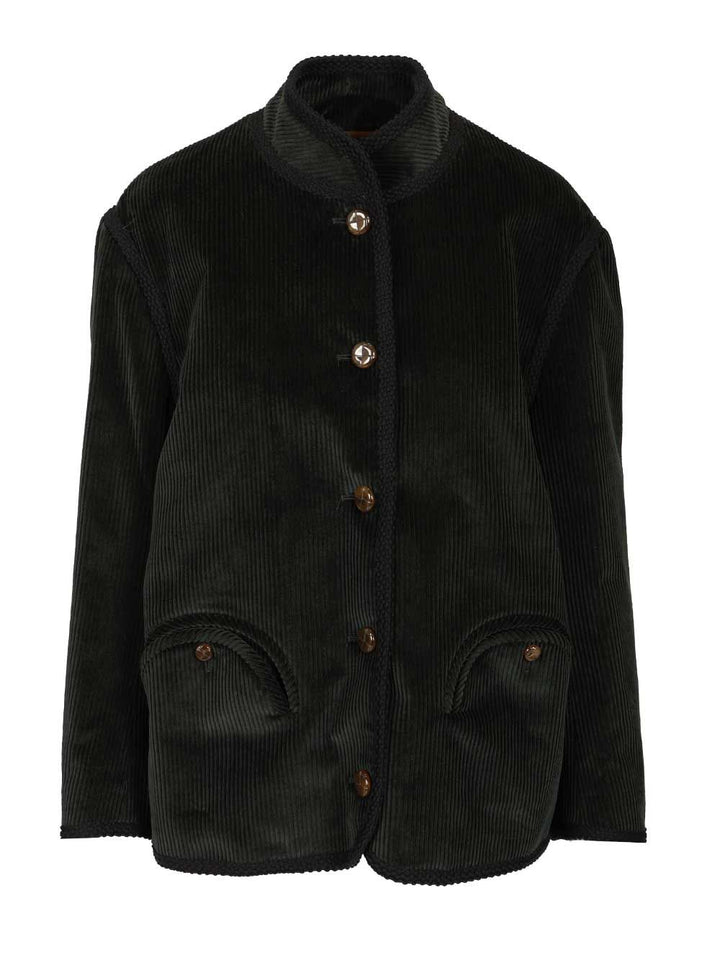 Blazé Milano Curly Jackets - Green | 7451e722aaa2cfde252a5ce45dae777f24c07242