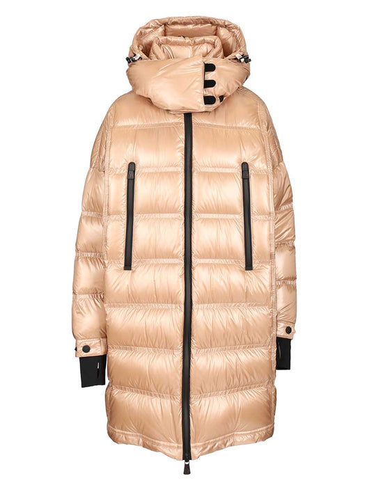 Rochelairs Long Down Jacket With Hood Coats Rose