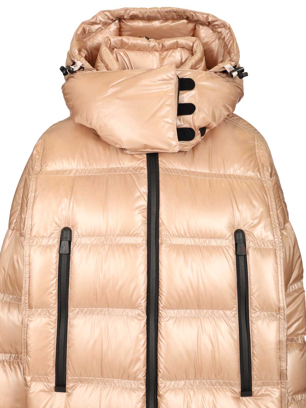 Moncler Grenoble Rochelairs Long Down Jacket With Hood Coats - Rose | 1d469e495292fd045e4e274b6666667e359a0395