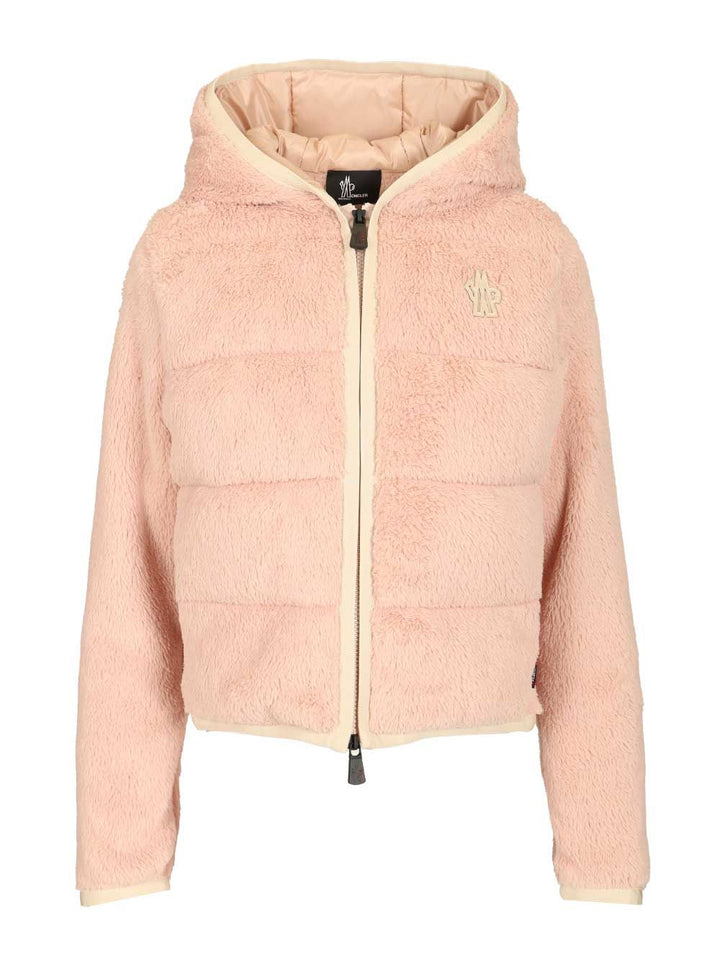 Moncler Grenoble Polartec® Padded Hoodie Jackets - Rose | f417a90f17b3896300acd5a83dadd2cba069a1c4