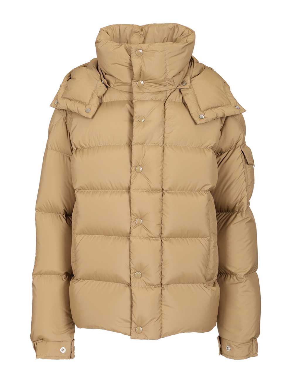 Moncler Moncler Maya 70 Short Down Jacket Jackets - Brown | d5b2dc35382302d17e742fbc74f9b82007659e1b