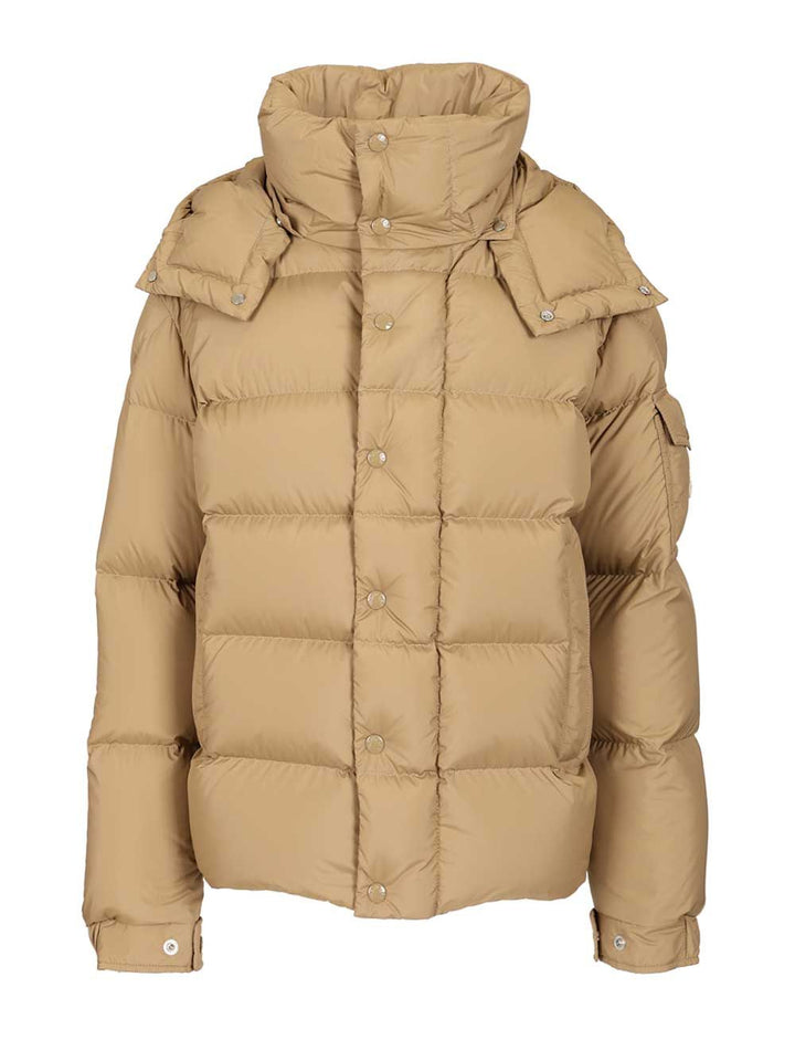 Moncler Moncler Maya 70 Short Down Jacket Jackets - Brown | d5b2dc35382302d17e742fbc74f9b82007659e1b