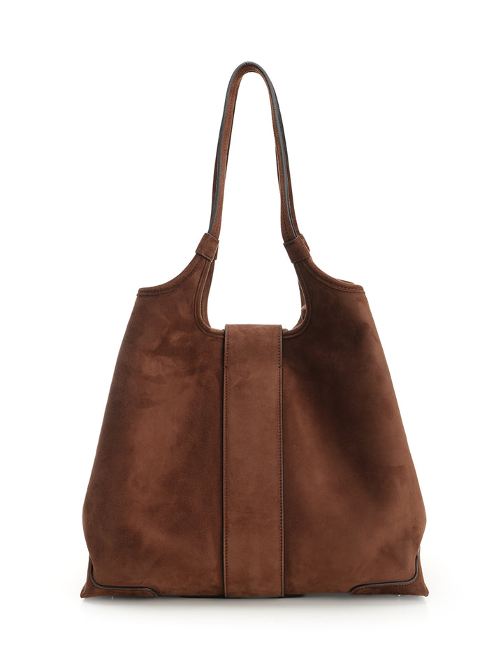 Roger Vivier Viv' Choc Shoulder Bag Shoulder Bags - Brown | 8dc658dbfa81085952fa805005f7ebe24ce08d40