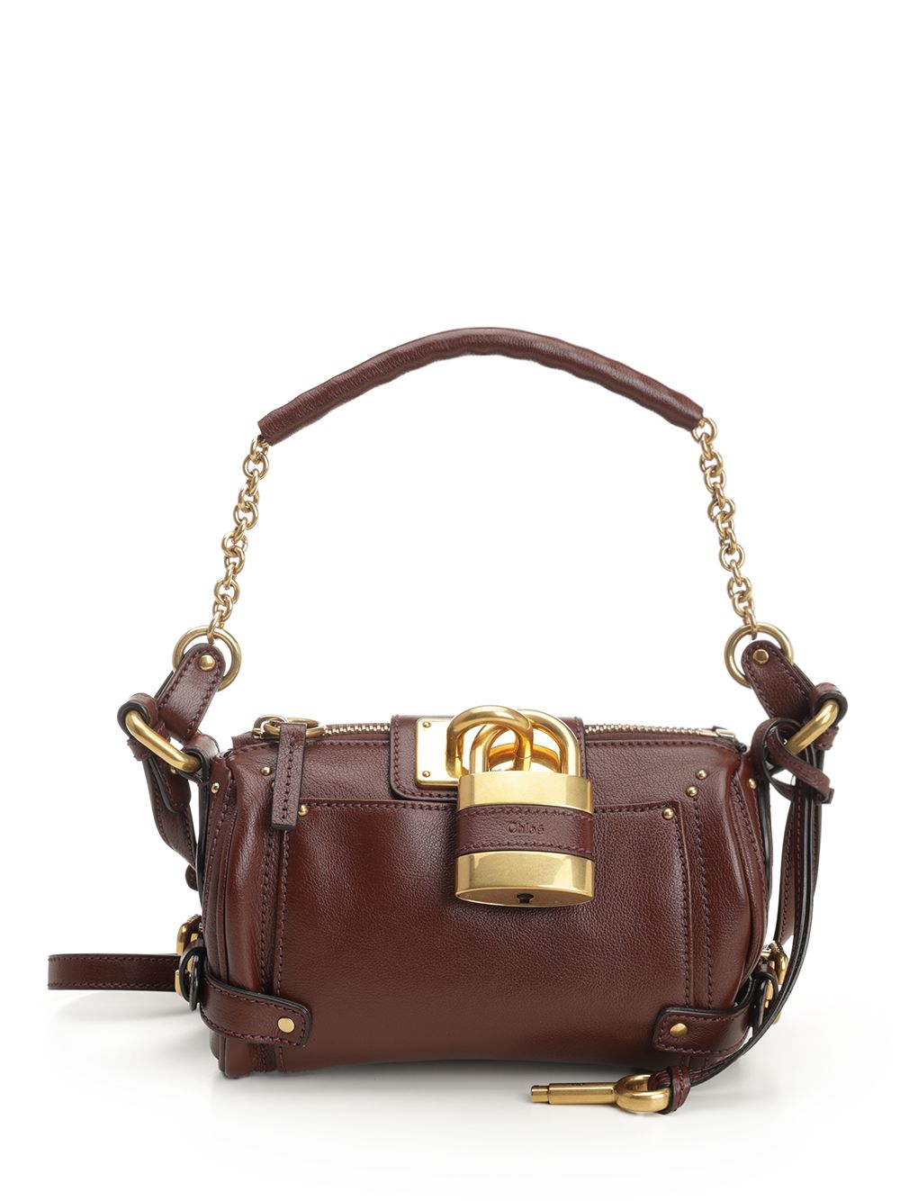 Chloe' Small Paddington Chain Bag Shoulder Bags - Brown | 0540cbfdb60e8345e28bf7b5f8ebcb18bb654e60