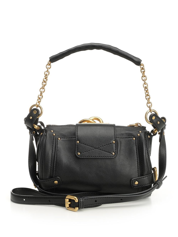 Chloe' Small Paddington Chain Bag Shoulder Bags - Black | 9ffdf5add8141184e407a51ce5d13f46811f3009