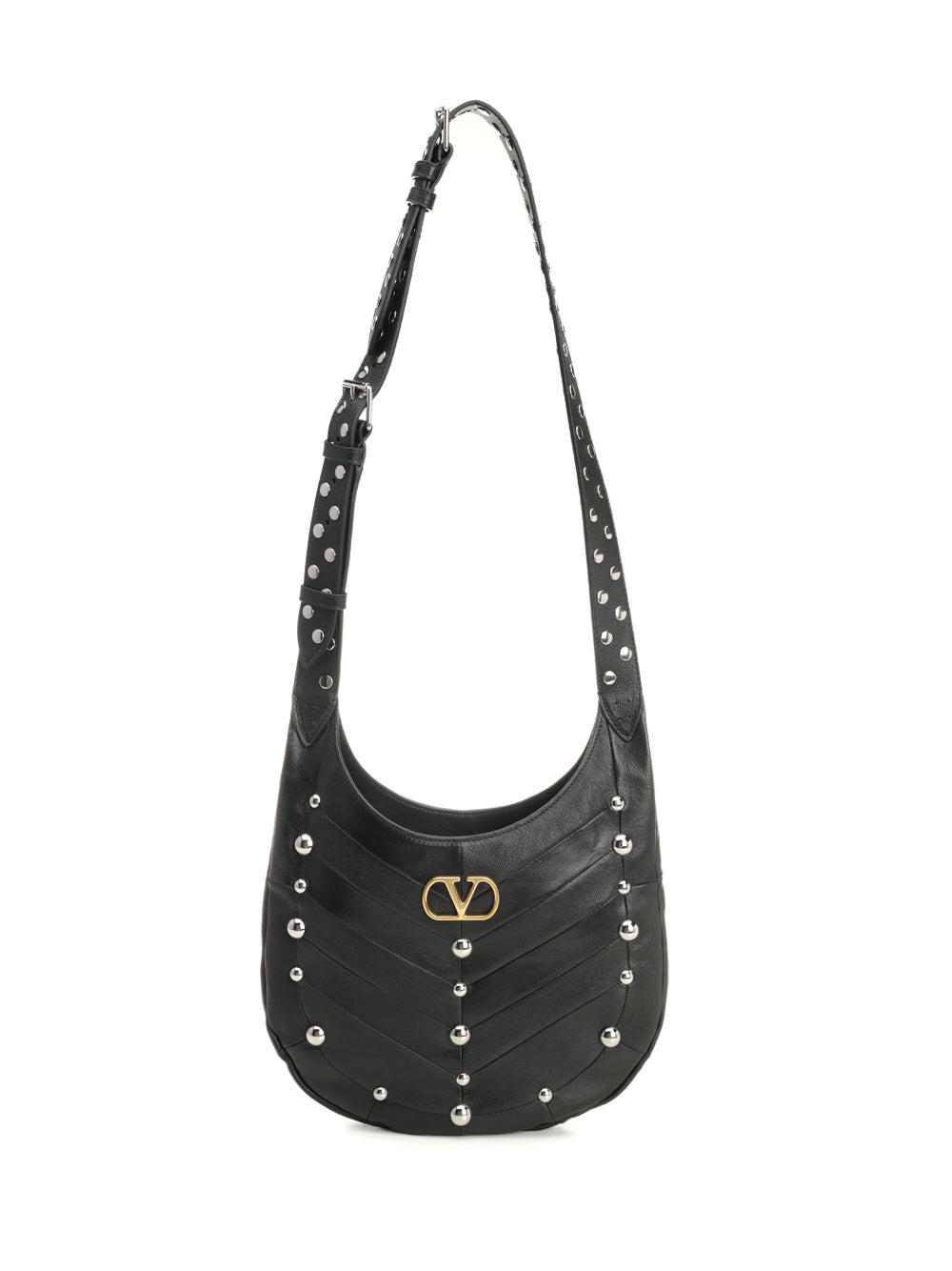 Valentino Garavani Hoboho Shoulder Bags - Black | 34c85ca0b2ab10ad1a5065bc674887faf1bc0dcb