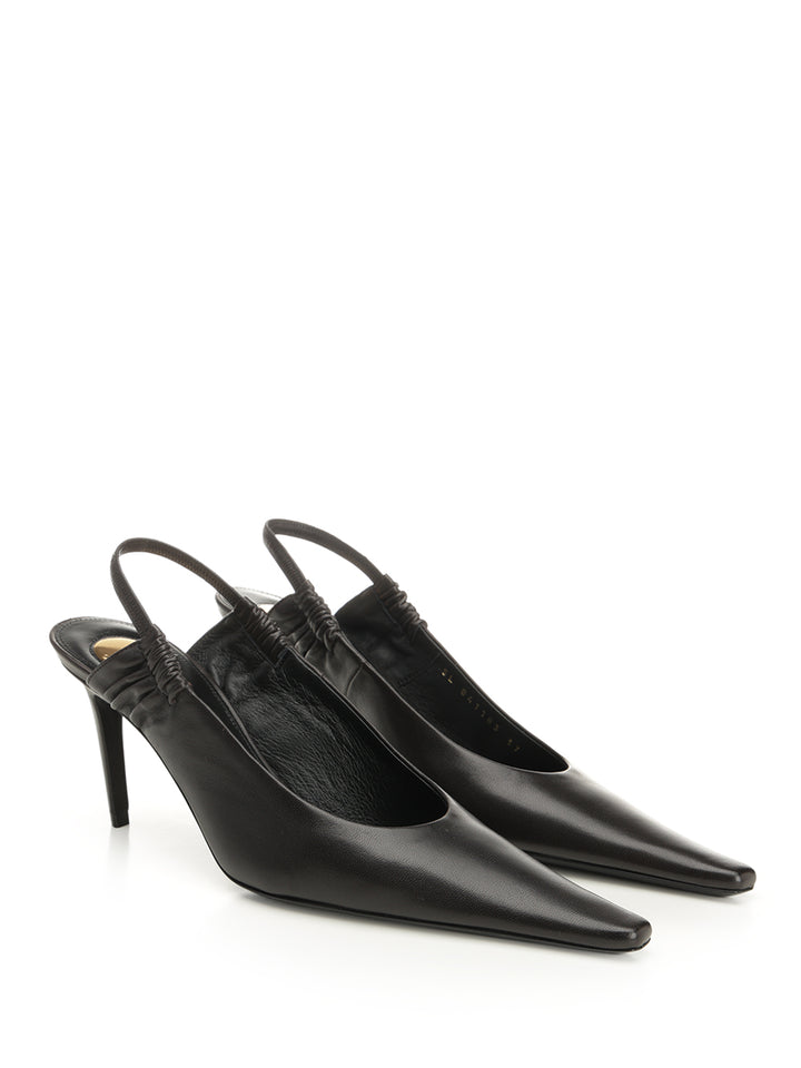 Saint Laurent Anne-Marie Décolleté Pumps - Brown | c8235ceca41aac1945a595af42a9d53840b59c2f