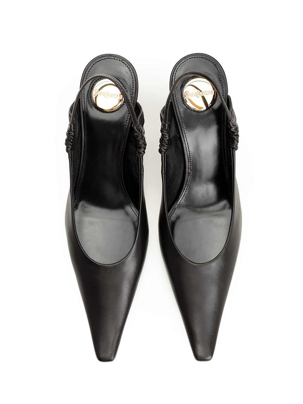 Saint Laurent Anne-Marie Décolleté Pumps - Brown | 25a66e3bf674b5eb8592e99436a219669da49475