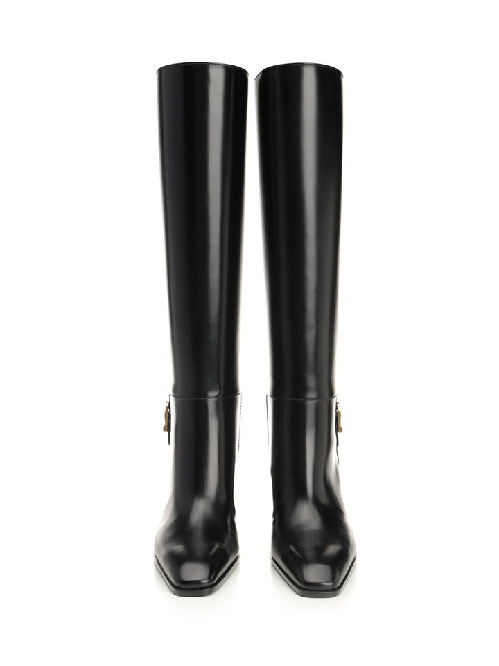 Saint Laurent Julia Boots - Black | 8d46b92ac86be9c8e4b9f275e06392eb9e191629
