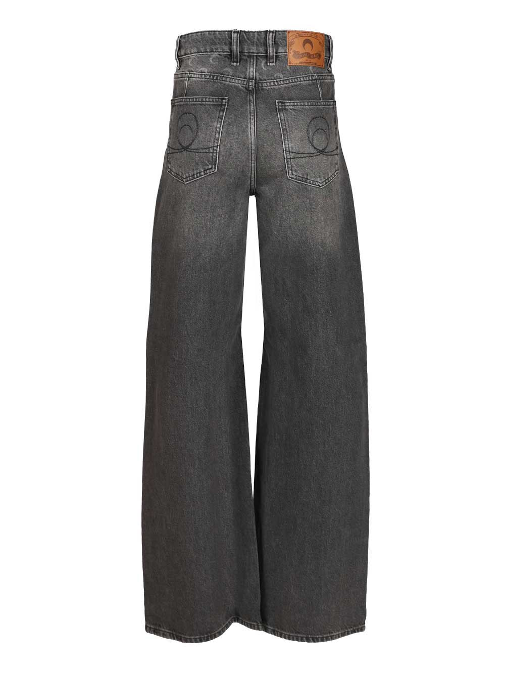 Marine Serre Moon Laser Jeans - Grey | 79a209d7391f78b32e544360ded1d7a342124348