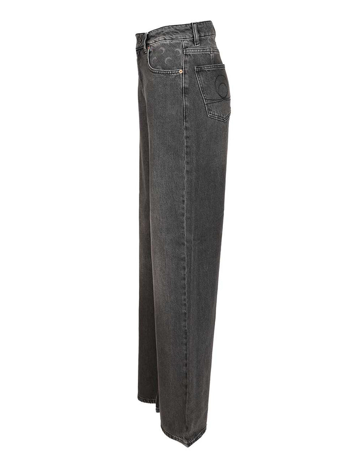 Marine Serre Moon Laser Jeans - Grey | 3d4a8b8ab671c986d3fd8fcc3a86d819d74a61fa