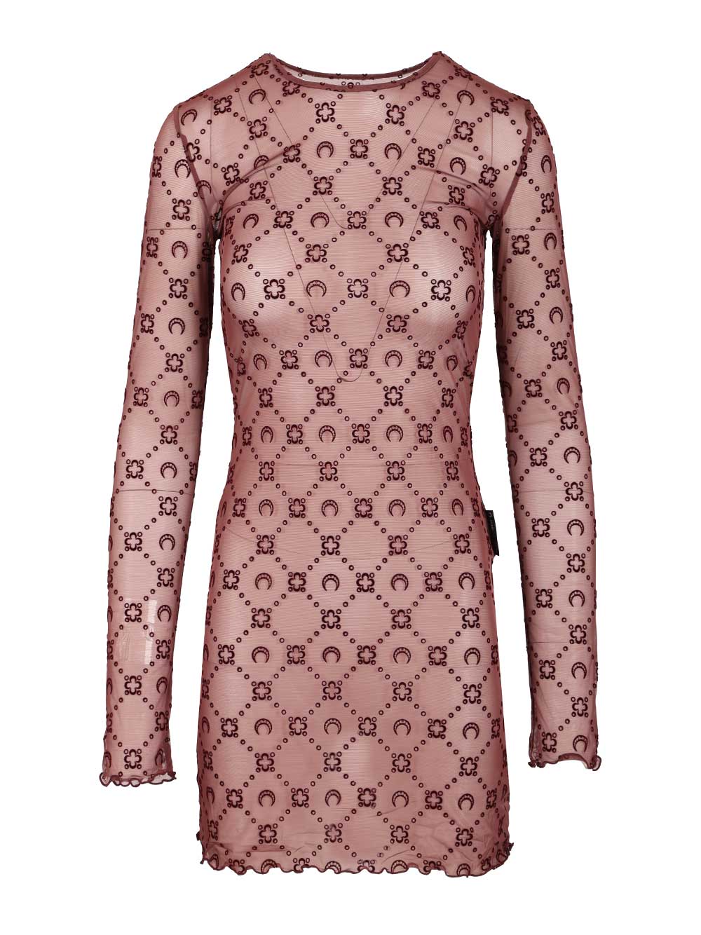 Marine Serre Moonogram Mini Crewneck Dress Dresses - Violet | a2221d6a81b024d50c7f47f3b7baec8f0a3f01cc