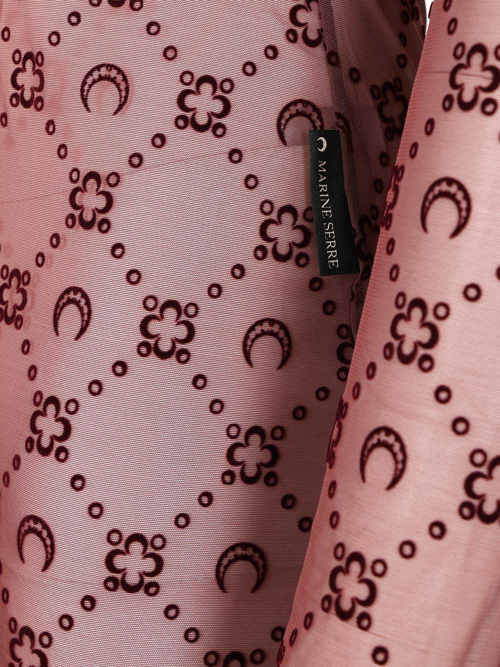 Marine Serre Moonogram Mini Crewneck Dress Dresses - Violet | 8f1a37bbba650e2ed69705b5b67a6ebb7380b3ac