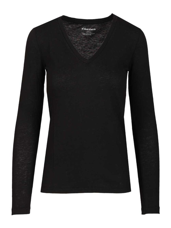 V-Neck T-Shirt Black