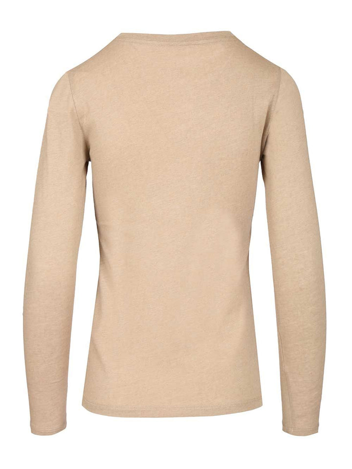 Al Duca D'Aosta V-Neck T-Shirt - Beige | 0d0b365094c181416a313a639e857bf2d90fd3d3