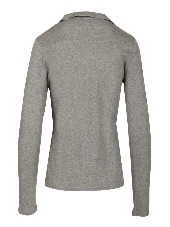 Al Duca D'Aosta Cotton And Cashmere Polo Shirt T-Shirt - Grey | fc11e282d43413a6c59e44dd967b81467ec0c0cd