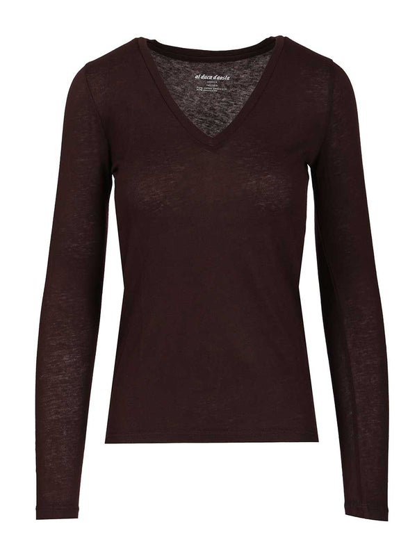 V-Neck T-Shirt Violet