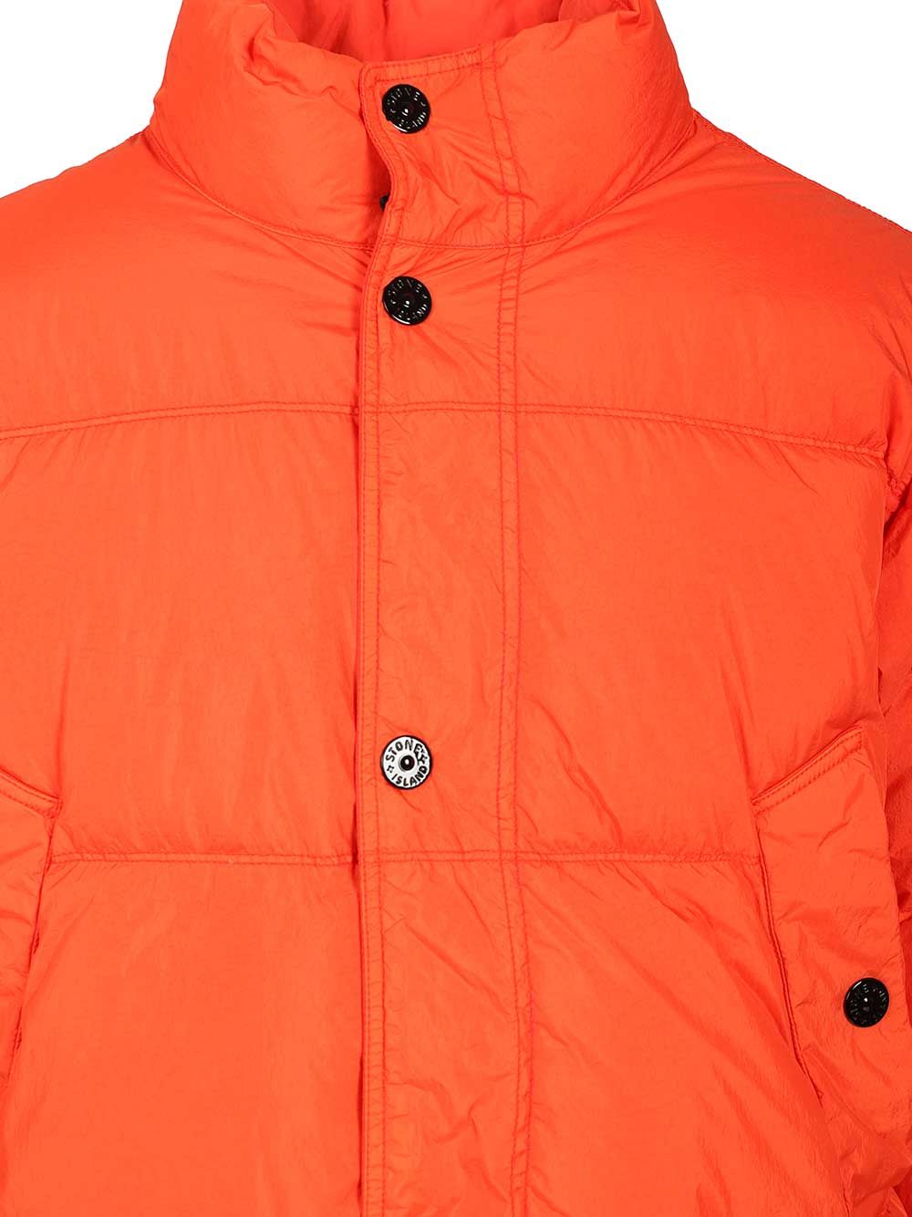 Stone Island Down Jacket In Lightweight Recycled Nylon Reps Coats - Red | 6e4c4241cca951ecb14f060657fc570e93c50720