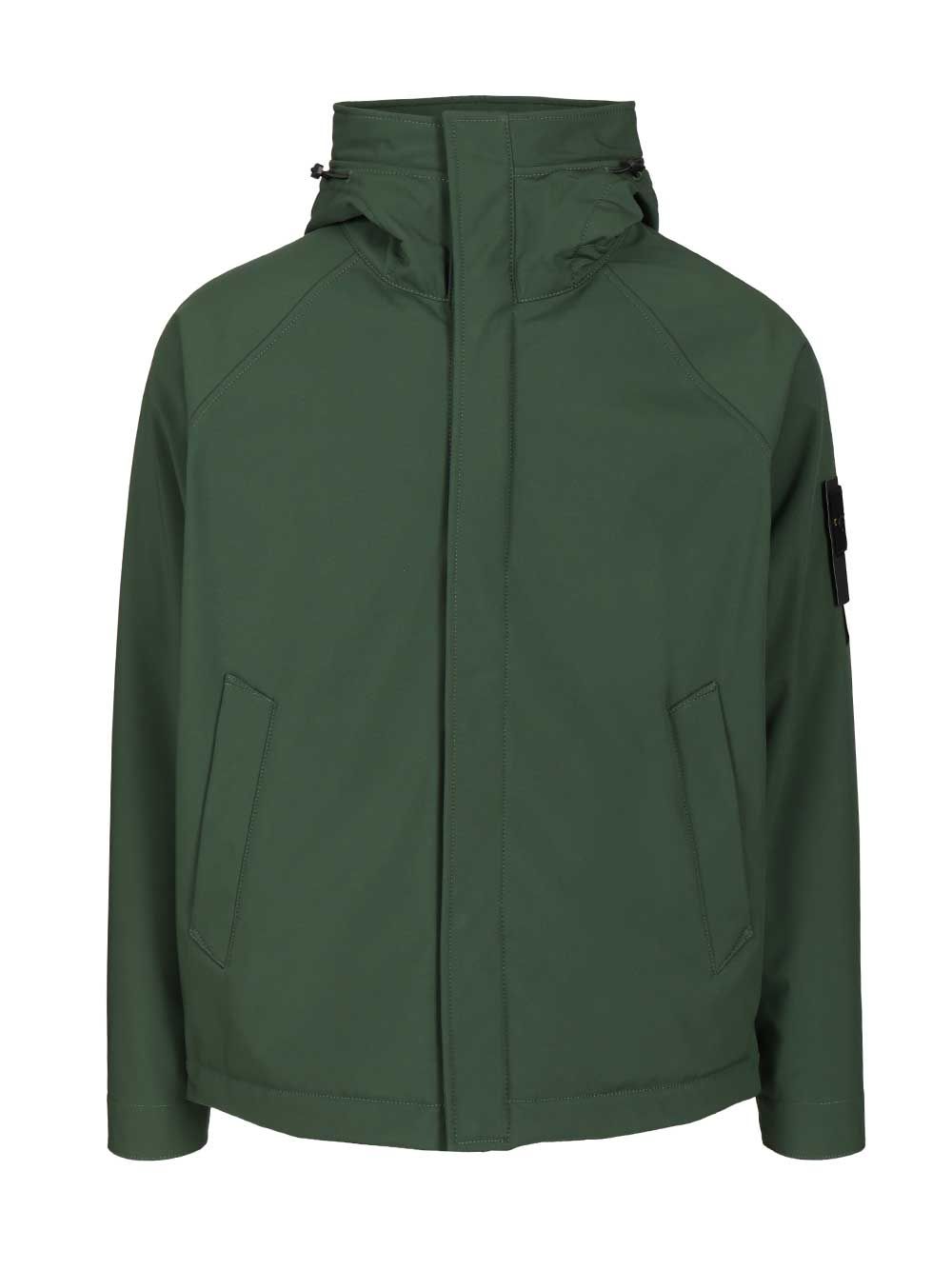 Stone Island Parka Soft Shell-R E.Dye® Coats - Green | 7823073f514ad1cae11077f4ddd99f61f1d5255c