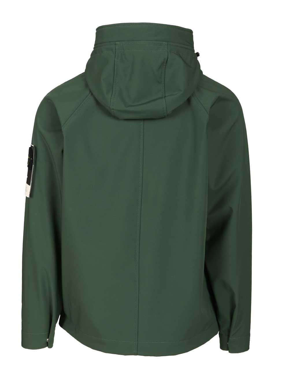 Stone Island Parka Soft Shell-R E.Dye® Jackets - Green | 0f59bfff87f8d6e148f6a3fef3aad10f3181e96e