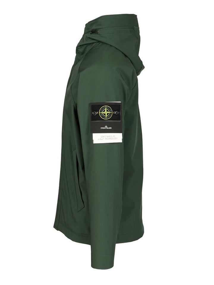 Stone Island Parka Soft Shell-R E.Dye® Jackets - Green | de5e3a8f45da31fac9fedc88a177281278db7c45