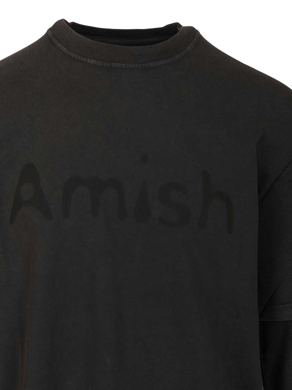 Amish Double-Sleeved T-Shirt - Black | 15263923241340124e89d7b6981fff5277c211c6